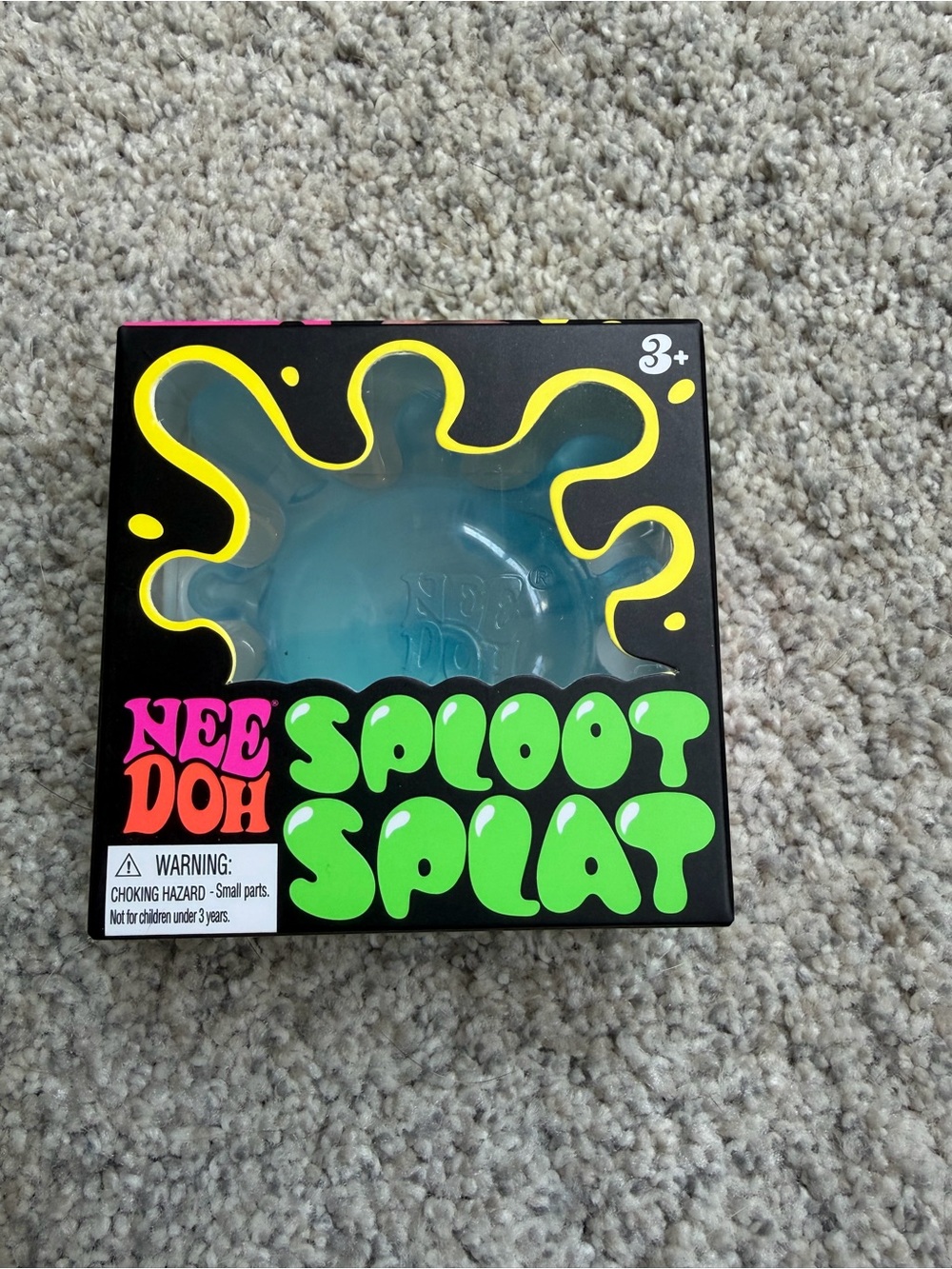 Nee Doh Sploot Splat Kids Sensory Toy - Blue